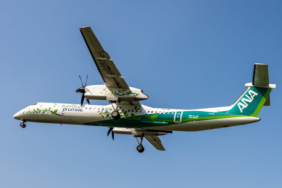 Airplane representing fast and global financing reach