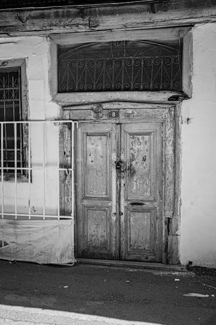 Classic doorway representing heritage and security in mortgage banking